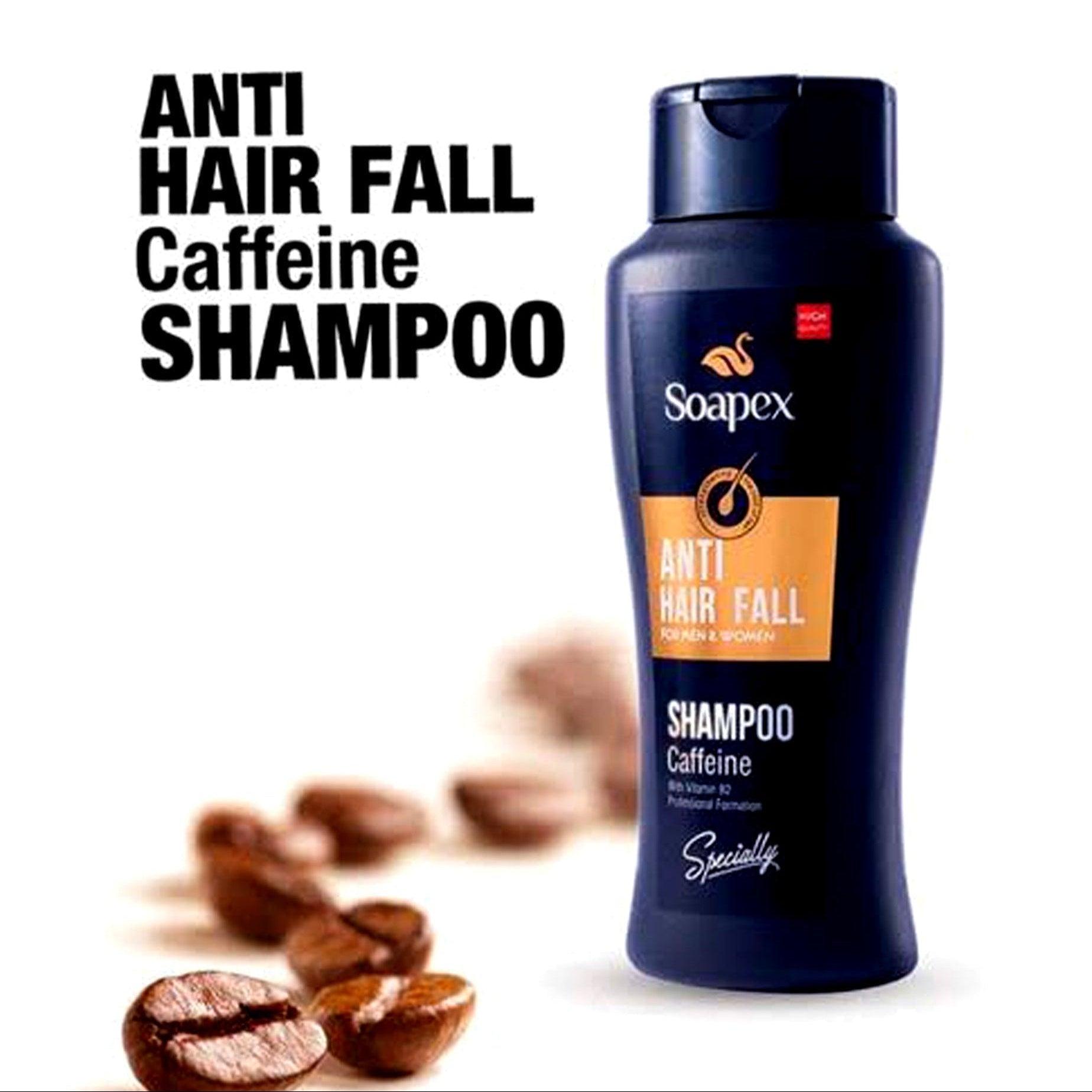 Soapex Anti Hair Fall Caffeine Shampoo 400 ML